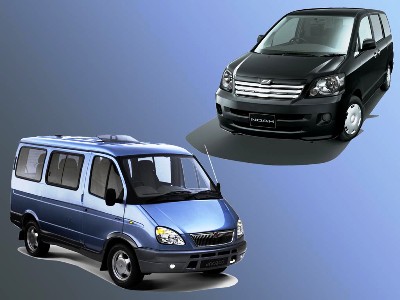 Toyota Noah vs. ГАЗ «Соболь»: диван против лавки